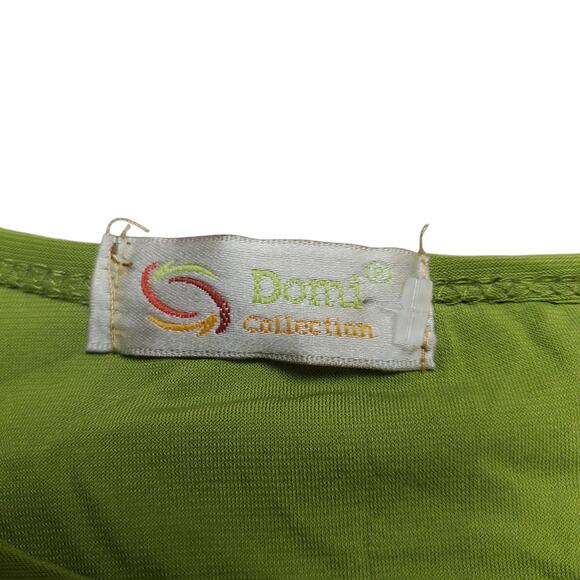 Vintage Domi Collection Green Rhinestone Top - Size Small - Picture 3 of 8